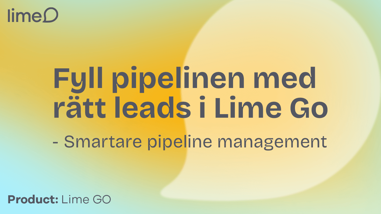 Full picture of pipeline management