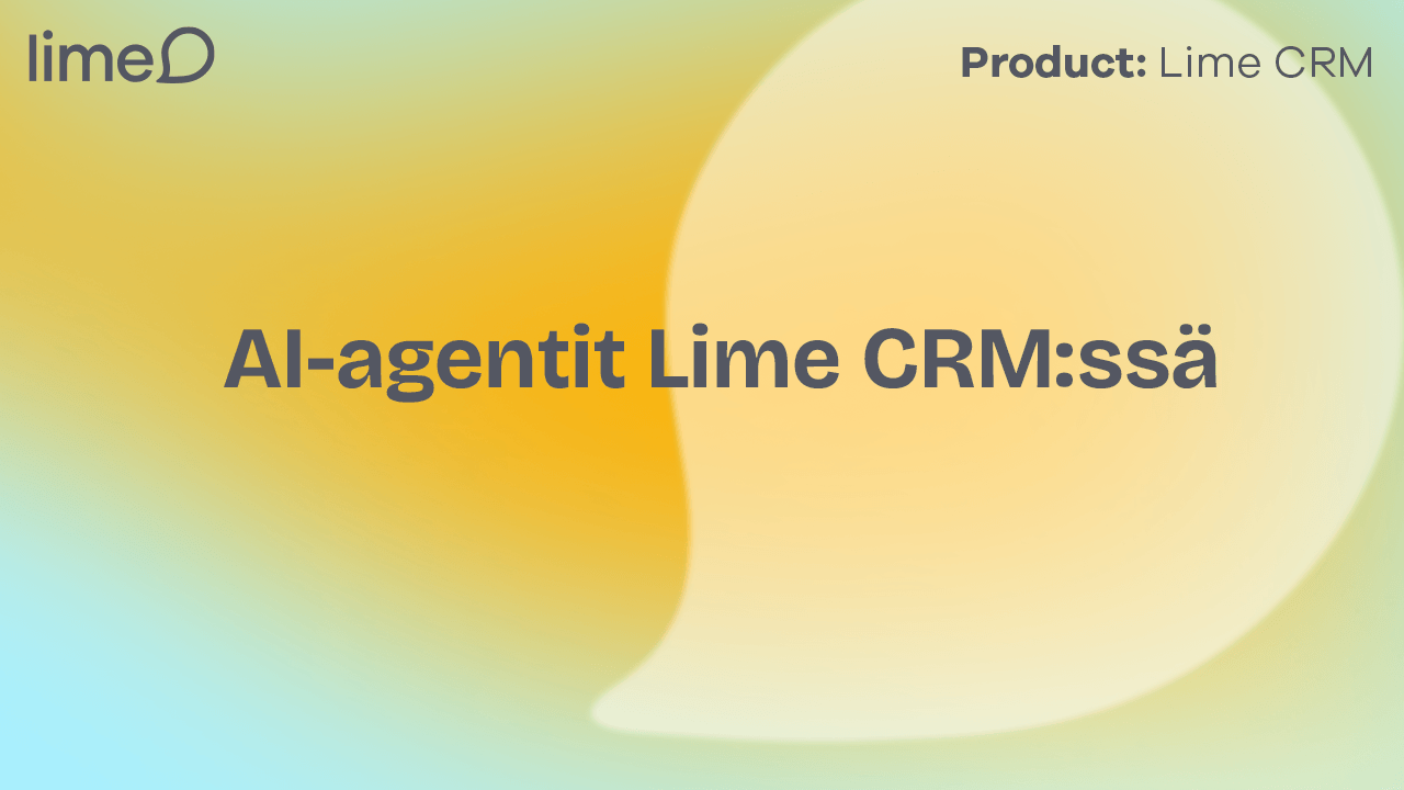 AI agents in Lime CRM