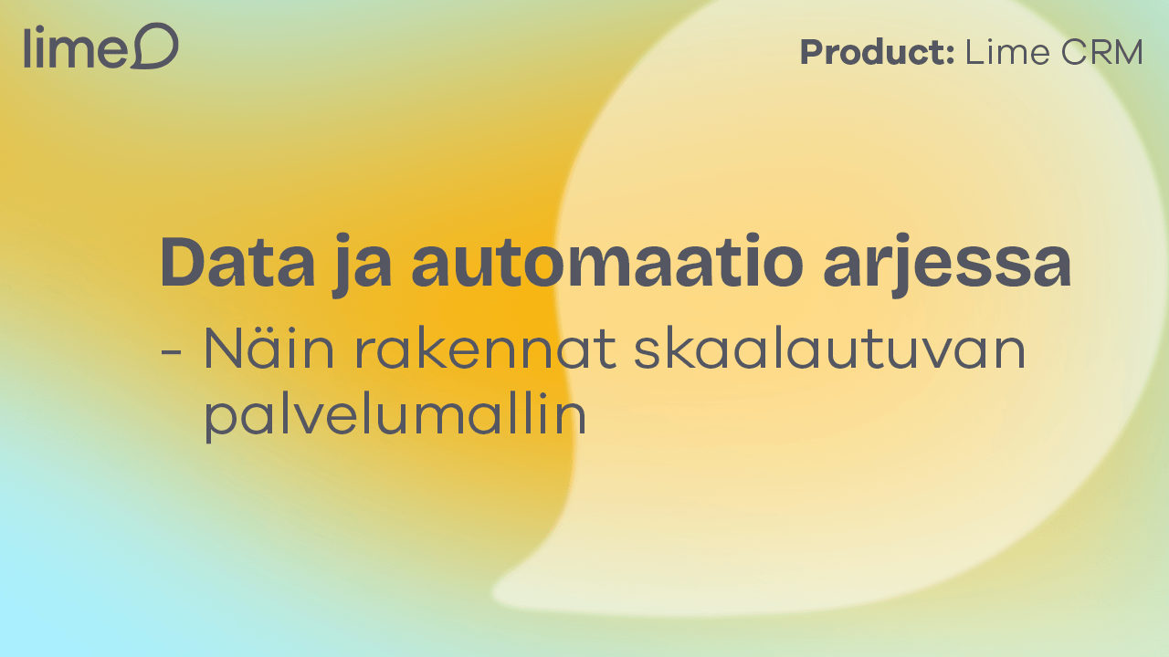 Effective data management and automation for scalable service models.