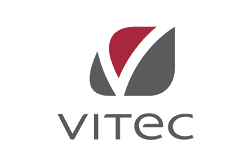Vitec company logo, a technology brand