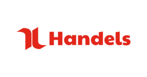 Handels logo, a company likely related to wholesale, against a white background