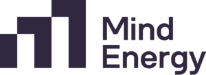 Mind Energy logo, a black and white graphic