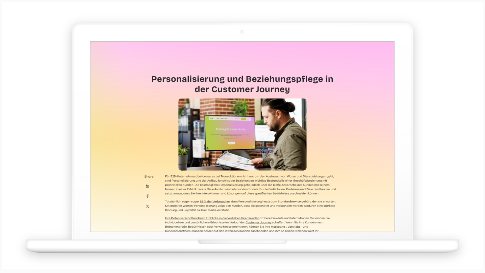 Personalisieren Sie Ihre Customer Journey - Lime Technologies