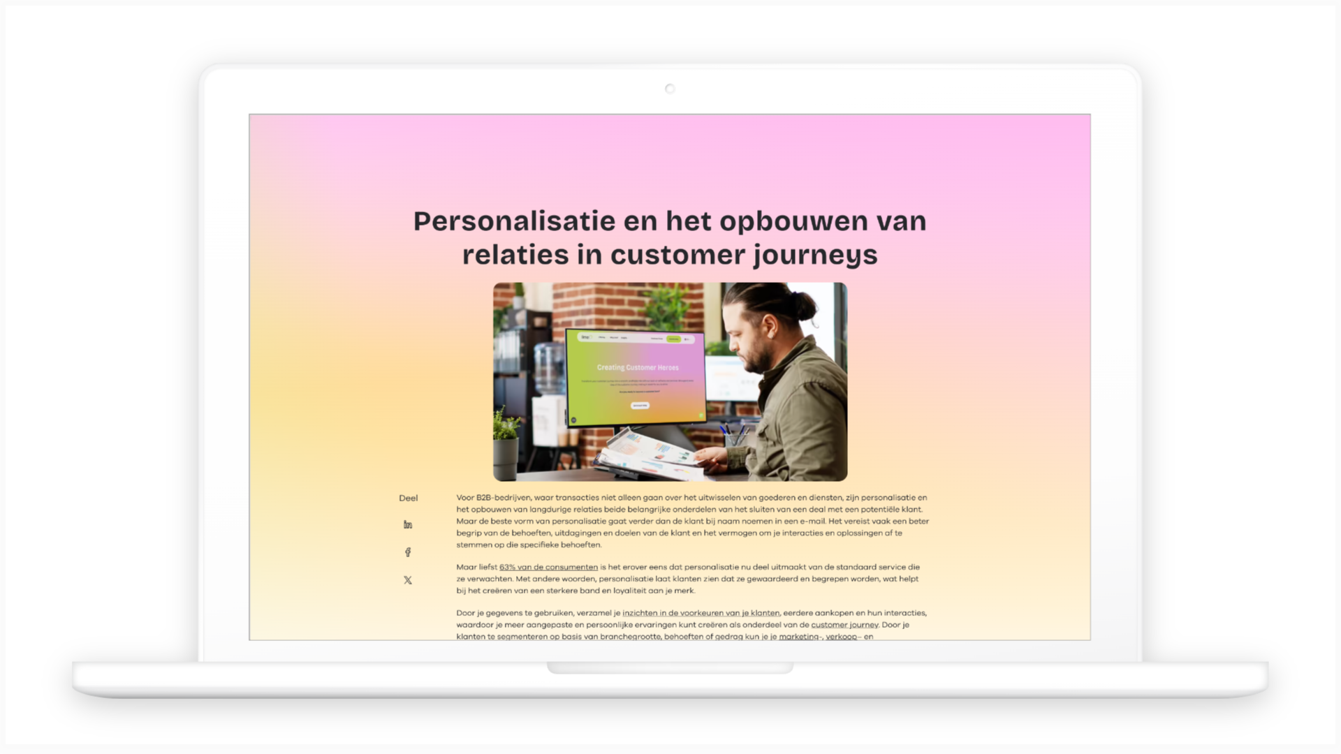 Personaliseer je customer journey - Lime Technologies
