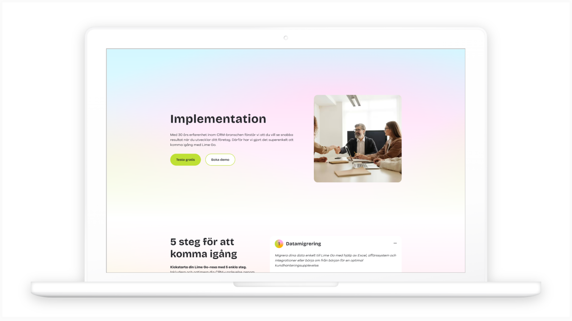 Implementering av Lime Go - Lime Technologies