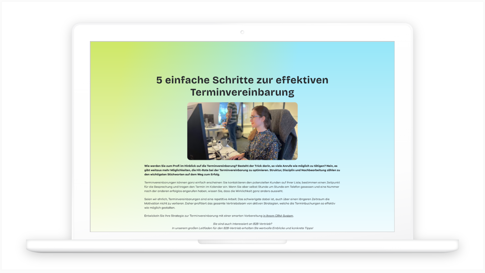 Terminvereinbarungen - bessere Resultate in 5 einfachen Schritten
