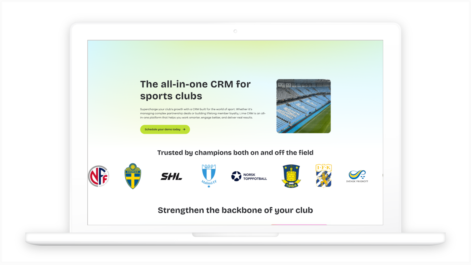 Lime CRM designed for Sports - Lime Technologies